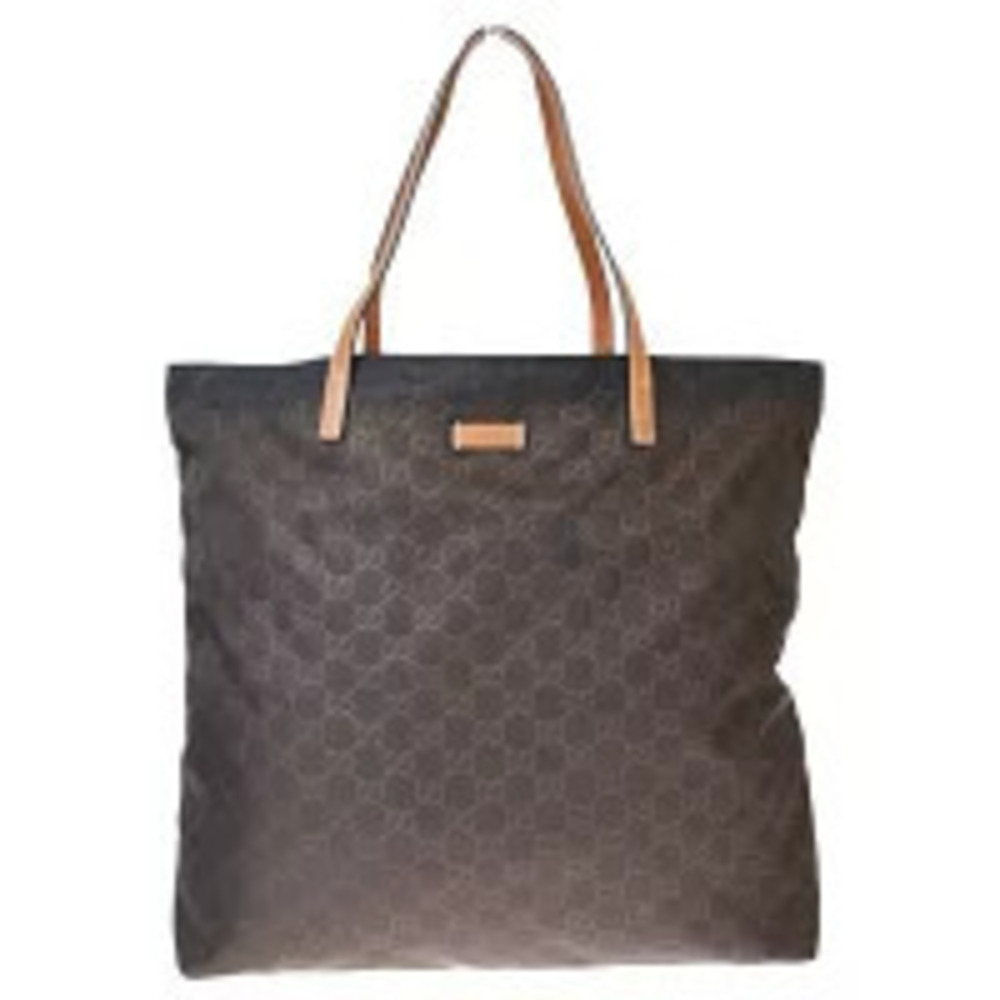 Gucci tote GG monogram Shoulder Bag brown
